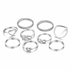 Minimalistic Styled Rings Set