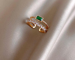 Gold Double Opening Ring