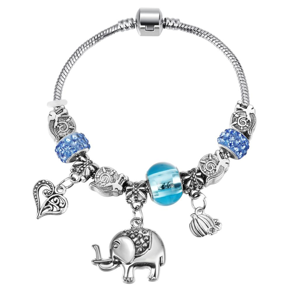 Cute Rhinestone Women's Charm Bracelet