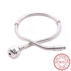 925 Sterling Silver Snake Chain Bangle