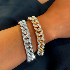 Women's Solid Link Chain Bracelet