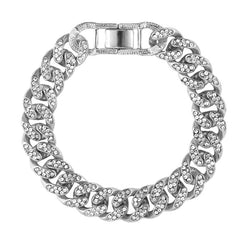 Women's Solid Link Chain Bracelet