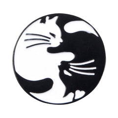 Cat Themed Metal Pin