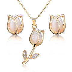 Classy Sparking Crystal Wedding Jewelry Set