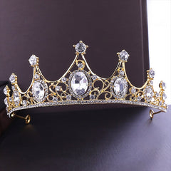 Green Crystals Design Princess Crown