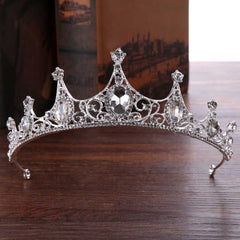 Green Crystals Design Princess Crown
