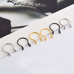 Fashion U Shaped Fake Nose Ring
