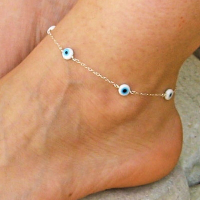 Bohemian Evil Eye Anklet