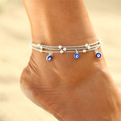Fashion Colorful Crystal Beads Anklet