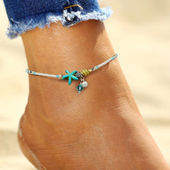 Fashion Colorful Crystal Beads Anklet