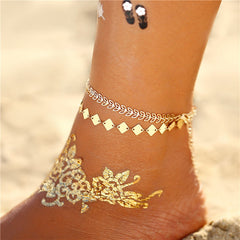 Charming Summer Boho Metal Women's Anklet