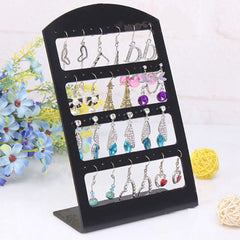 48 Holes Black Plastic Jewelry Holder