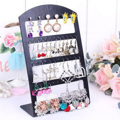 48 Holes Black Plastic Jewelry Holder