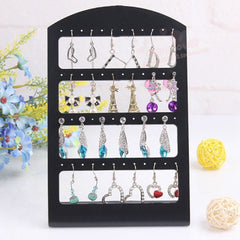 48 Holes Black Plastic Jewelry Holder