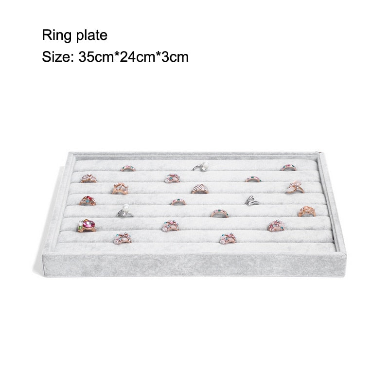 High Quality Velvet Jewelry Trays
