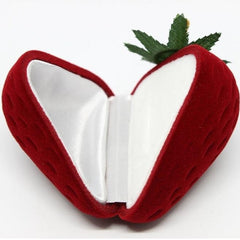 Strawberry Shaped Ring Box