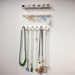White Wall Hanging Jewelry Holders