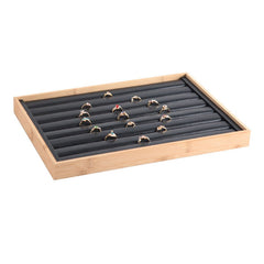 Wooden Rings Organizer Display