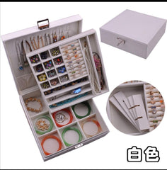 Fashion Leather Jewelry Box with Mirror