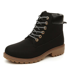 Fashion Demi-Season Casual Leather Women's Boots