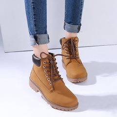 Fashion Demi-Season Casual Leather Women's Boots