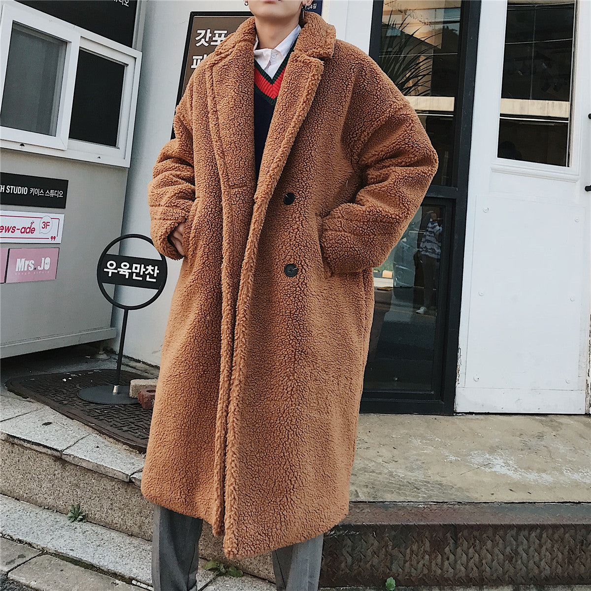 Men's Winter Thicken Wool Coat