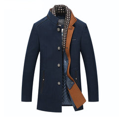 Men's Woolen Coat for Winter