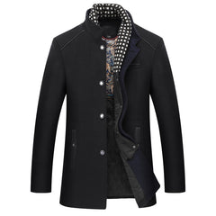 Men's Woolen Coat for Winter