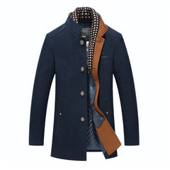 Men's Woolen Coat for Winter