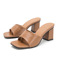 Women's Summer Square Toe Sandals