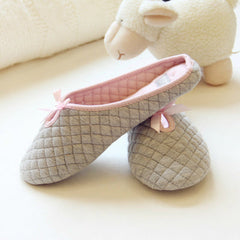 Lovely Women`s Slippers with Bow