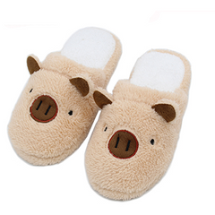 Cute Women's Animal Cotton Slippers