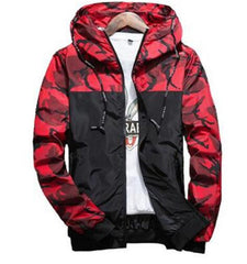 Men's Camouflage Print Windbreaker
