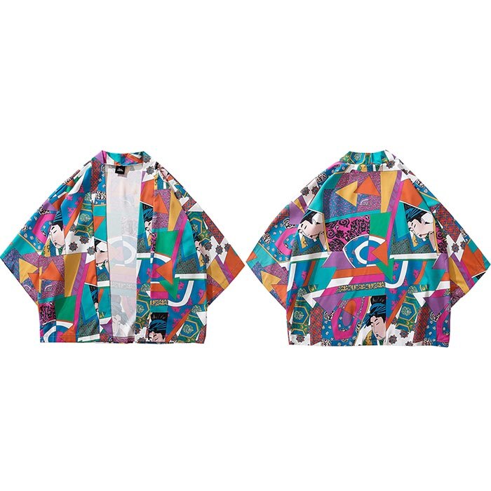 Men's Japanese Themed Kimono Jacket