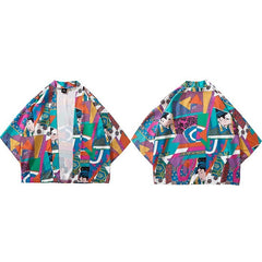 Men's Japanese Themed Kimono Jacket