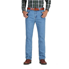 Men's High Waisted Thick Classic Jeans