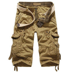 Men's Calf Length Casual Cargo Shorts