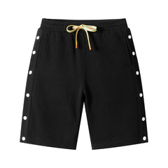 Men's Casual Cotton Button Shorts