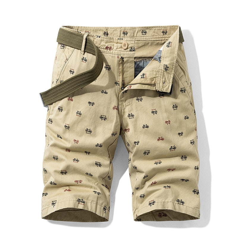 Men's Cargo Shorts with Pattern