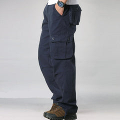Men's Casual Cotton Cargo Pants
