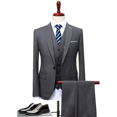 Men's Fashion Slim Fitted Suit