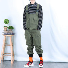 Men's Pockets Cargo Jumpsuit