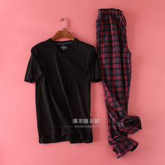 Men's Cotton Casual Pajama Set
