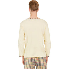 Men's Breathable Cotton Pajama Set