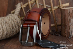 Vintage Cow Leather Men Belts