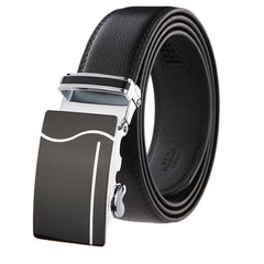 Automatic Buckle Cowhide Leather Belt