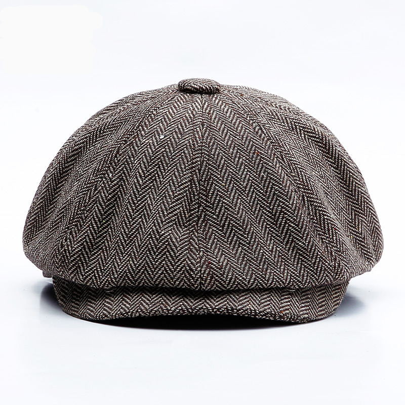 Men's Fashion Autumn Tweed Cap
