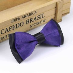 Classic Solid Color Bow Ties for Men