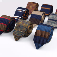 Knitted Striped Classic Men's Ties