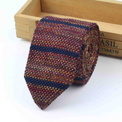 Knitted Striped Classic Men's Ties